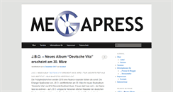 Desktop Screenshot of megapress.de